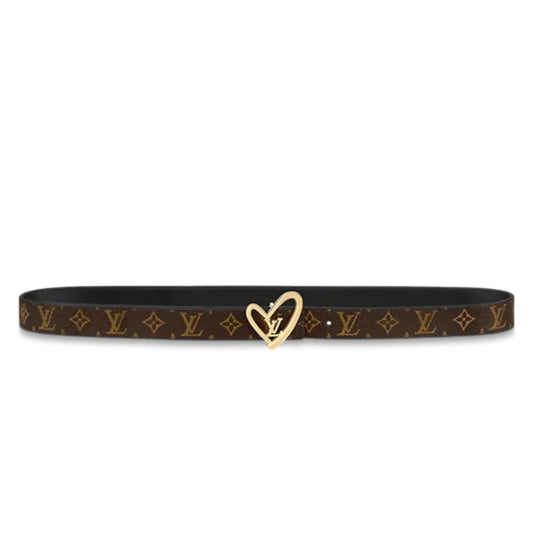 Leather Belt Louis Vuitton-FALL IN LOVE REVERSIBLE 20MM BELT