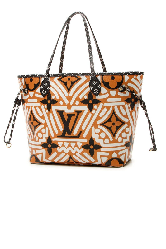 Crafty Neverfull MM Tote Bag - Giant Monogram