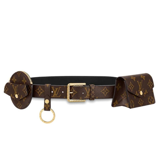 Leather belt Louis Vuitton-DAILY MULTI POCKET 30MM BELT