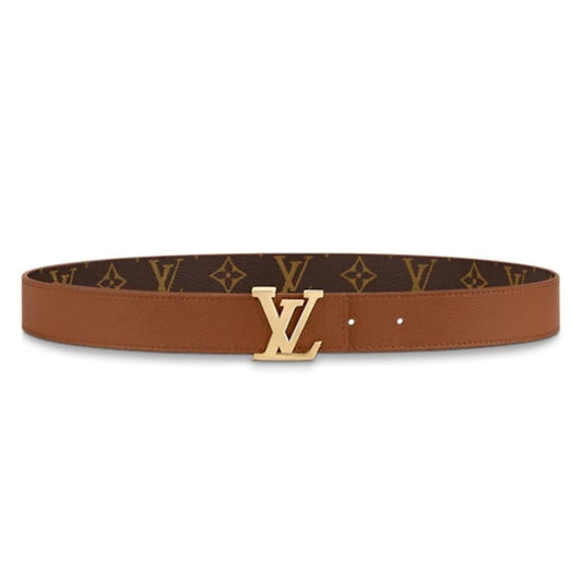 Leather Belt Louis Vuitton-LV INITIALES 30MM REVERSIBLE BELT