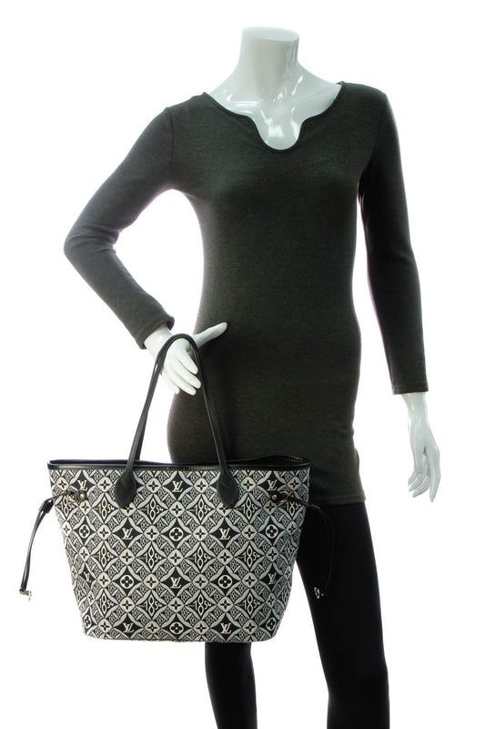 Since 1854 Neverfull MM Tote Bag - Gray Jacquard