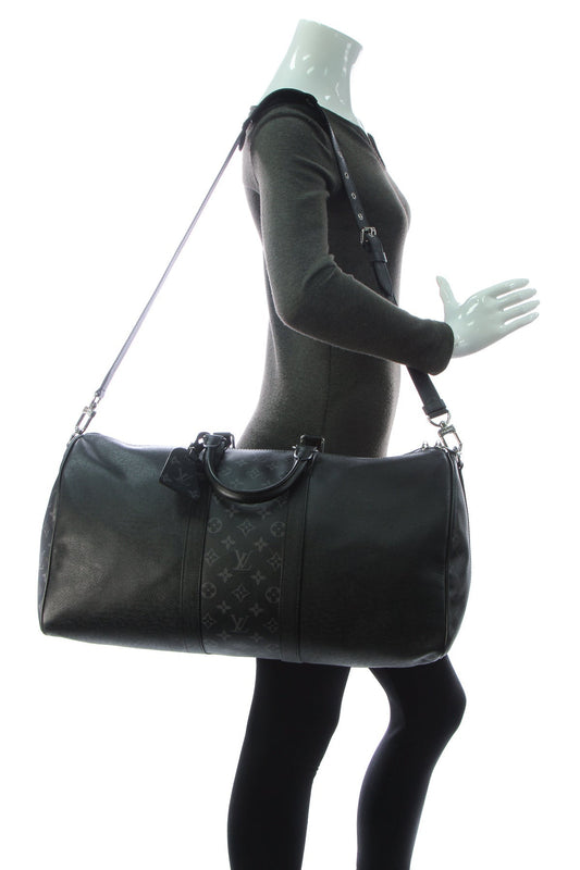 Keepall Bandouliere 50 Travel Bag - Monogram Eclipse