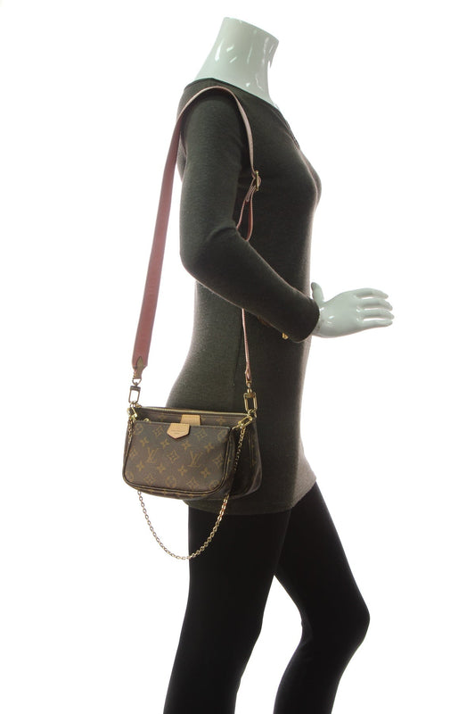 Multi Pochette Accessoires Bag - Monogram/Pink