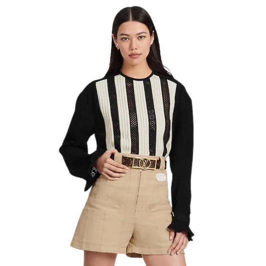 Leather Belt Louis Vuitton-DAUPHINE 35MM REVERSIBLE BELT