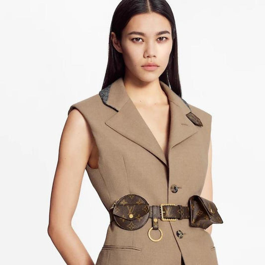 Leather belt Louis Vuitton-DAILY MULTI POCKET 30MM BELT