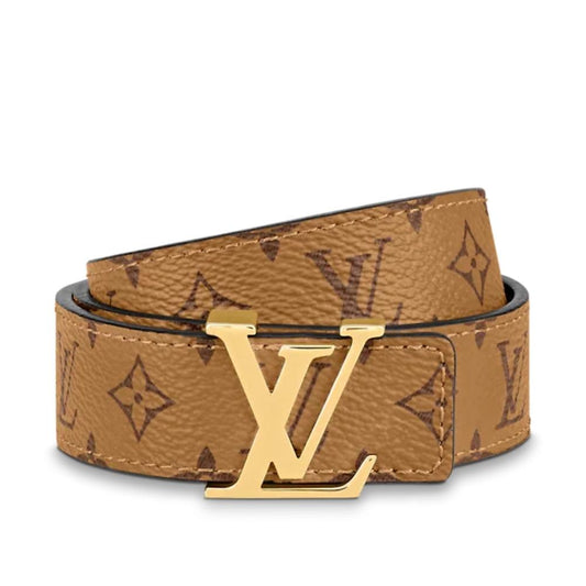 Leather Belt Louis Vuitton-LV INITIALES 25MM BELT
