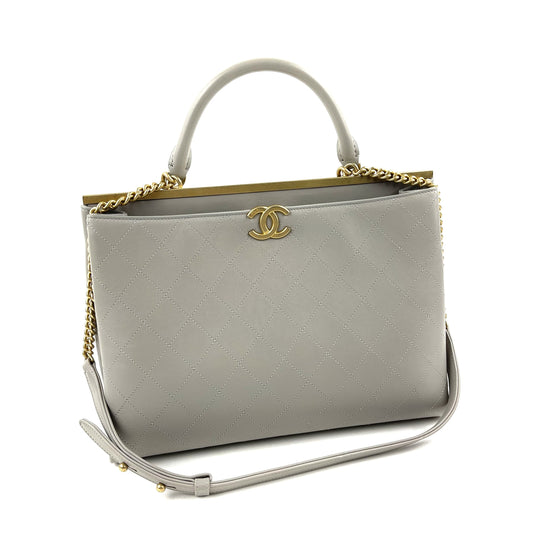 CHANEL Large Coco Luxe Shopping Bag