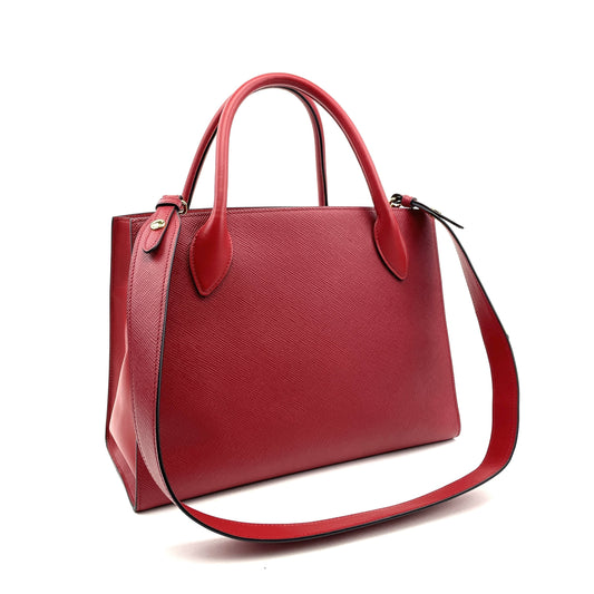 PRADA Medium Saffiano Cuir Monochrome Tote