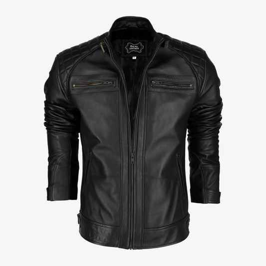 Mens Classic Leather Jacket