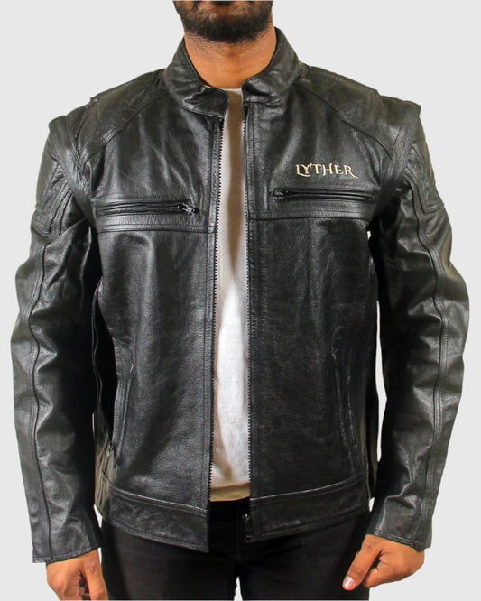 Mens Motorcycle Vest Convertible Black Leather Jacket

Superior Quality Material
Comfortable Inner Lining
Extra Vent Feature
Practical Zipper Pockets
Secure Zipper Closure
Vest Convertible Design
Detachable Sleeves