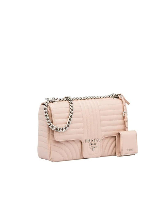 Prada Large Leather Diagramme Bag