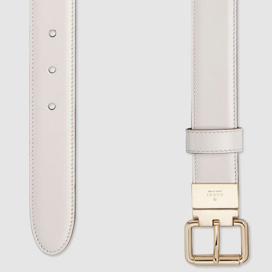 GUCCI Women's Supreme Reversible Leather Canvas White/Beige 391271