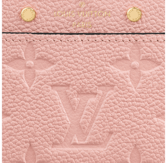 LV Cardholder Monogram Empreinte Rose Poudre